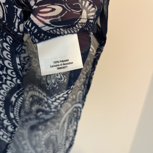 Ana Navy Blouse - Picture 3 of 4